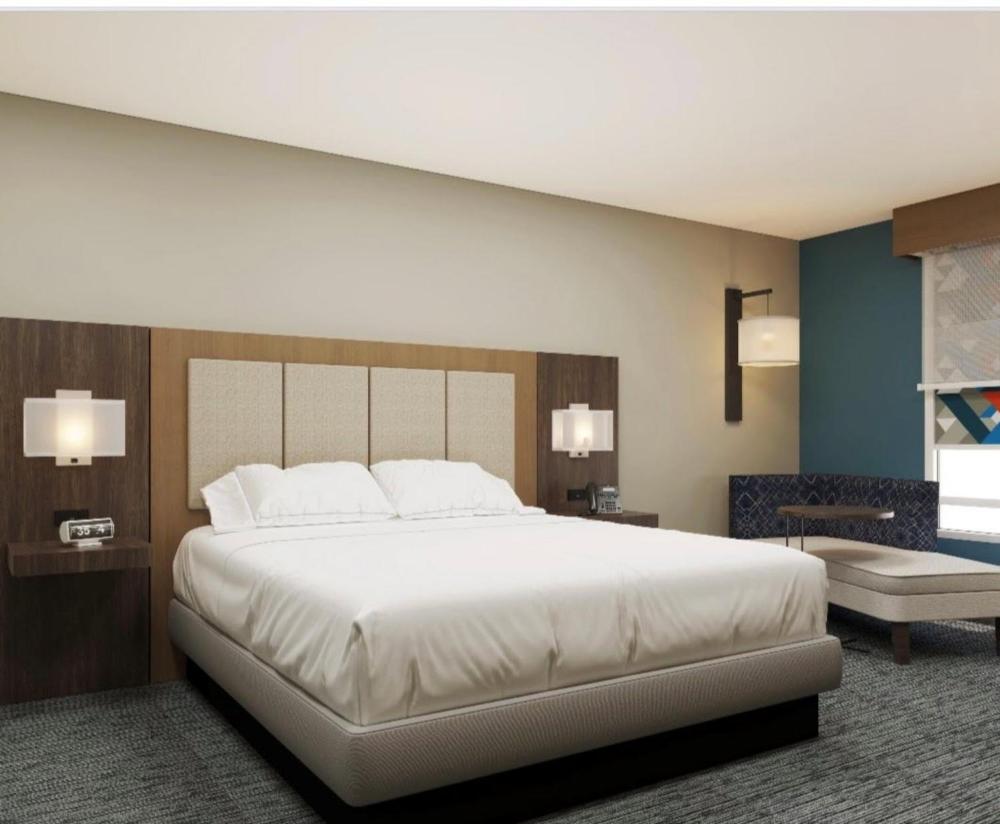 Standard King Room with Mobility Accessible Roll-In Shower interior